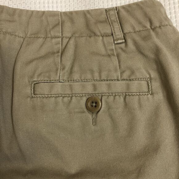 Lands End Womens 10 Mid Rise Straight Leg Khaki Pants - Picture 15 of 16